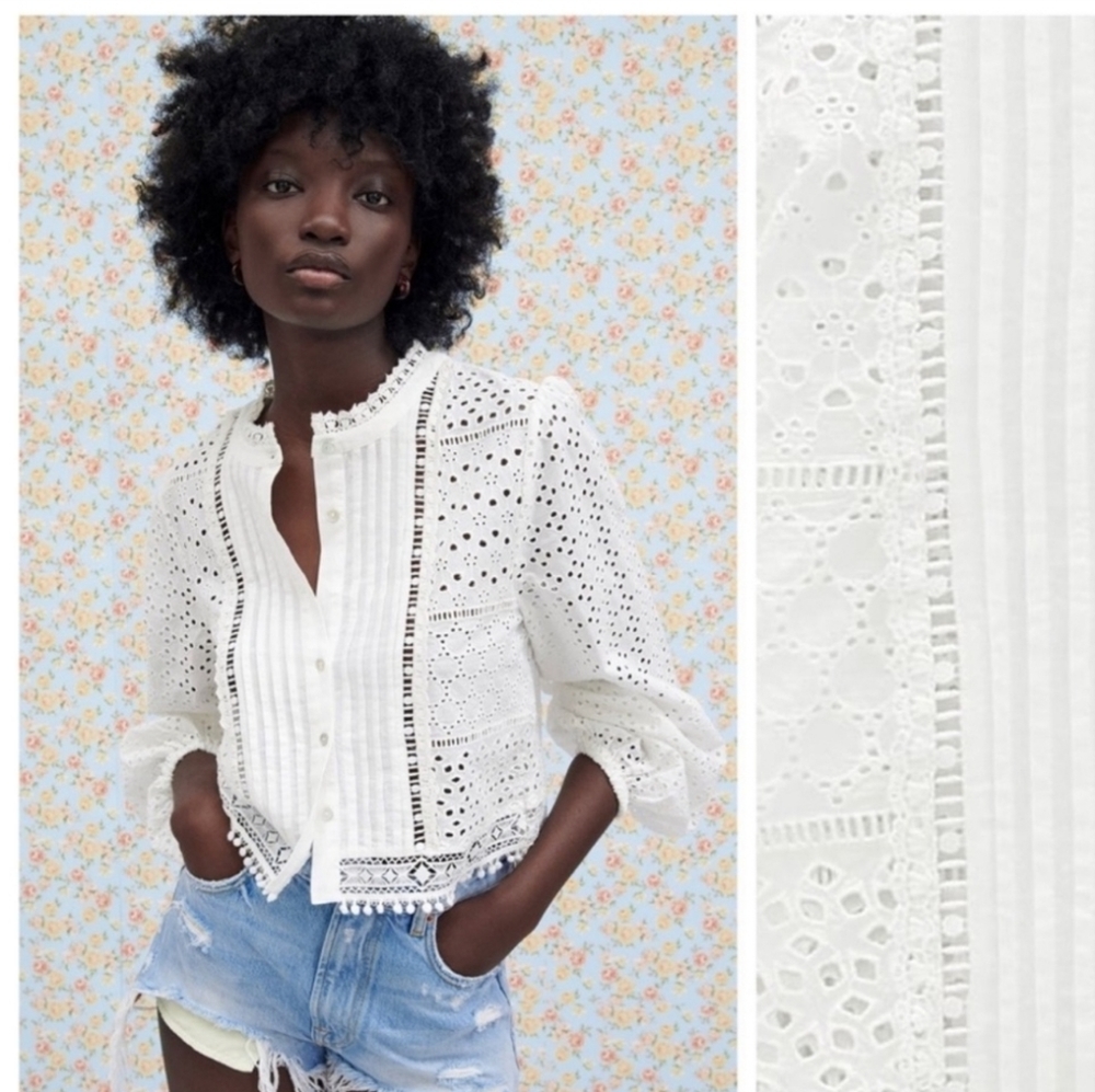 Zara Brand New The Samantha Blouse XXL